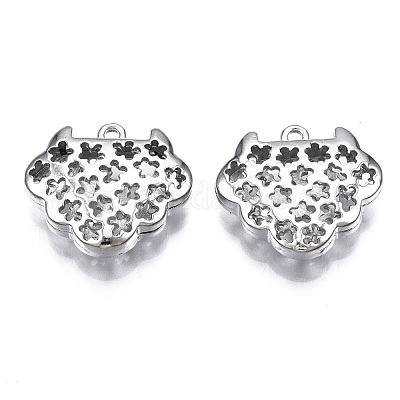 Латунные подвески&nbsp;KK-S356-383P-NF-1