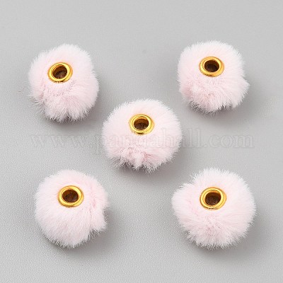 Искусственный мех норки европейские бусины&nbsp;FIND-WH0148-423I-1