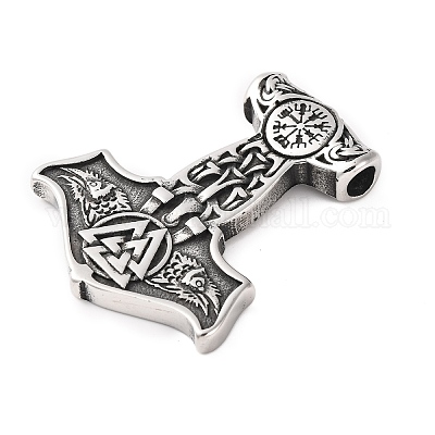 Большие подвески из хирургической нержавеющей стали 316 STAS-Z073-03AS-1