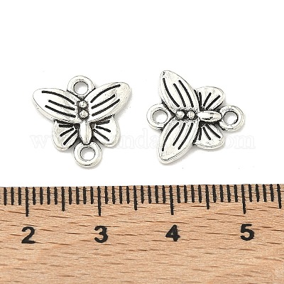 Разъемы из сплава бабочки в тибетском стиле&nbsp;X-TIBE-5369-AS-LF-1