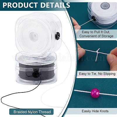 2 рулон 2-х цветная плетеная нейлоновая нить&nbsp;OCOR-PH0004-37A-1