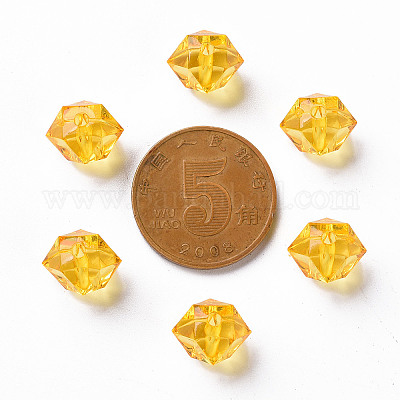 Прозрачные акриловые бусины&nbsp;X-TACR-S154-15B-81-1