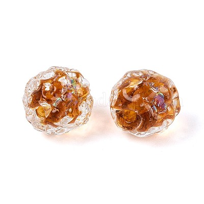 Handmade стеклянные бусины фольги&nbsp;FOIL-N029-10E-1