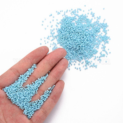 Стеклянные цилиндрические бусины SEED-S047-K-004-1