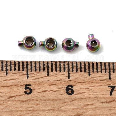 Ионное покрытие (ip) 304 нержавеющая сталь обжимные бусины&nbsp;STAS-P373-02M-1