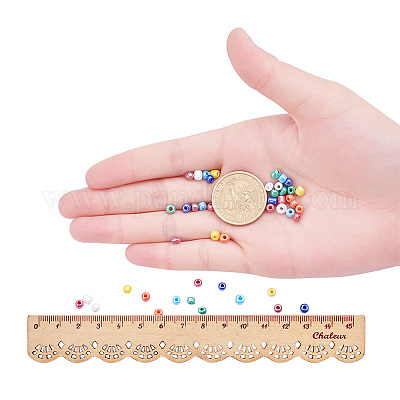 Смешанный стиль 6/0 круглый стеклянный бусины&nbsp;SEED-PH0006-4mm-11-1