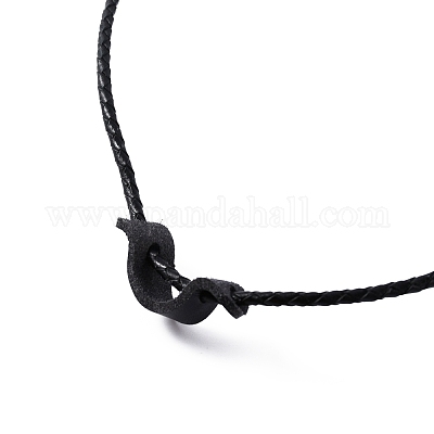 Кожаный ремешок для очков с клипсой и латунной пряжкой&nbsp;AJEW-WH0291-87A-1