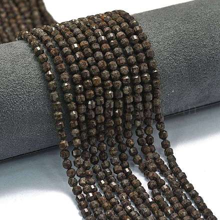 Натуральный красный снежинка обсидиан бисер прядь&nbsp;G-A260-A14-01-1