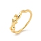 Brass Finger Ring Settings, for Half-drilled Beads, Golden, 1.5~5mm, Inner Diameter: 17mm, Pin: 1mm
