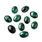 Natural Malachite Cabochons, Oval, 6.5~7x5x2mm