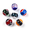 Handmade Lampwork Beads, Round, Mixed Color, 13mm, Hole: 1.6~1.8mm