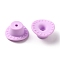 Silicone Beads, Hat, Lavender, 26x12mm, Hole: 2.5mm