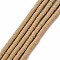 Handmade Polymer Clay Bead Strands, Heishi Beads, Disc/Flat Round, BurlyWood, 4x0.5~1mm, Hole: 1.5mm, about 320~447pcs/strand, 15.74~16.92 inch