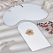 2Pcs 2 Styles Acrylic Mirror, for Home Wall Cabinet Decorations, Mixed Shapes, 21~24x10~16.5x0.25cm, 1pc/style