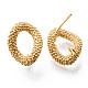 Латунные серьги&nbsp;X-KK-R116-012-NF-2