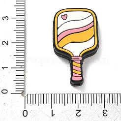 Силиконовые декоративные бусины на тему пиклбола&nbsp;SIL-A012-03D