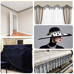 5 ярд полиэстеровой кружевной ленты со звездами&nbsp;OCOR-GF0004-05A