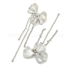 Серьги-гвоздики с кисточками из нержавеющей стали 304&nbsp;EJEW-G400-06P