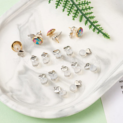 20 шт. 2 стиля силиконовые гайки для ушей&nbsp;FIND-TA0001-47B