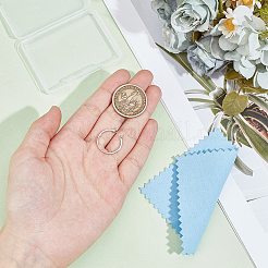 1 шт. 925 регулируемых кольца из стерлингового серебра с жемчужным гнездом&nbsp;STER-BC0002-79A-P