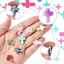 104 шт. 8-х цветные акриловые бусины с имитацией драгоценных камней&nbsp;OACR-FS0001-79