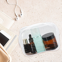 Прозрачные пластиковые косметические пакеты на молнии&nbsp;ABAG-WH0038-61