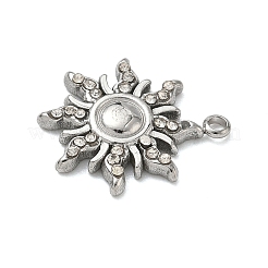 Подвески из нержавеющей стали 304 со стразами&nbsp;LS-STAS-I357-03P