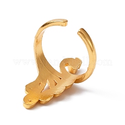 Открытая манжета с павлином из цинкового сплава&nbsp;RJEW-WH0003-04B