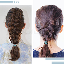 3 шт. резинки для волос из сплава и смолы&nbsp;OHAR-CY0001-10B