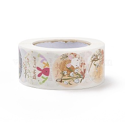 8 узор на пасхальную тематику самоклеющиеся рулоны бумажных наклеек&nbsp;LS-DIY-C060-03Q