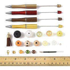 Наборы для изготовления самодельных ручек с бусинами&nbsp;DIY-FS0009-43
