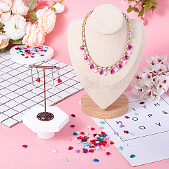 150шт 15 цвета прозрачные акриловые подвески&nbsp;MACR-TA0001-56