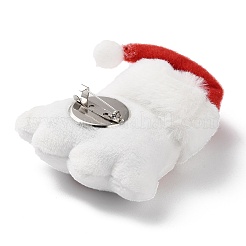 Рождественская тема броши из шерстяной ткани&nbsp;LS-JEWB-F022-01D