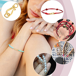 Застежки-крючки из стерлингового серебра s925&nbsp;STER-PH0003-68