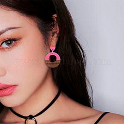 18шт 9 цвета подвески из смолы и ореха&nbsp;RESI-BT0001-07