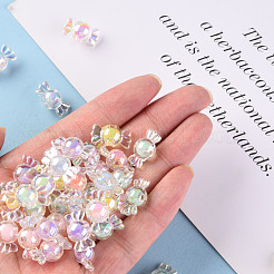 Прозрачные акриловые бусины&nbsp;X-TACR-S152-03B