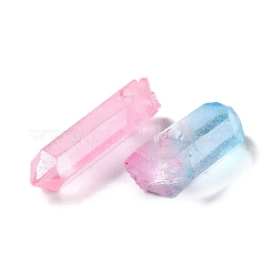 Гальванизированные натуральные кварцевые подвески&nbsp;G-XCP0001-05