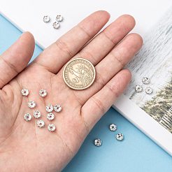 Латунные бусины разделители для поставки стразов&nbsp;RB-A014-L6mm-28S