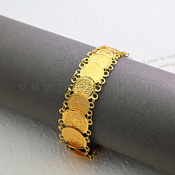 Элегантные латунные браслеты-монетки для женщин&nbsp;XQ5028