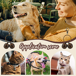 2шт латунный подвесной колокольчик&nbsp;HJEW-BC00056