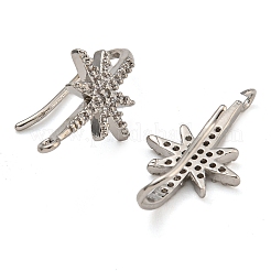 Стойки покрытие латунь проложить кубический цирконий серьги крючки&nbsp;KK-O143-21P