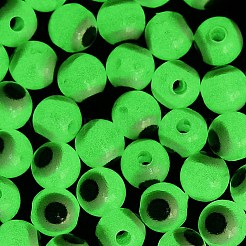 Светящиеся и печатные непрозрачные акриловые бусины&nbsp;LACR-G050-01D