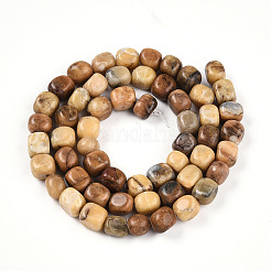 Природные желтые опал бусины пряди G-N346-04A-08