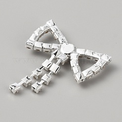 Украшение обуви из латуни со стразами&nbsp;KK-WH0056-68