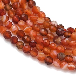 Натуральный красный агат бисер нитей&nbsp;G-B168-A04-2mm