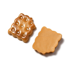 Кабошоны из непрозрачного печенья из смолы&nbsp;RESI-WH0035-41F