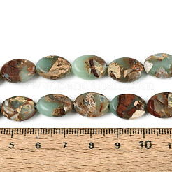 Синтетические бусины пряди аква терра яшма&nbsp;G-S366-015B-01