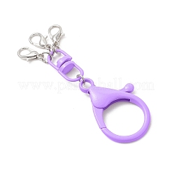 Экологичные поворотные застежки из сплава с двойным ушком&nbsp;HJEW-JM04661