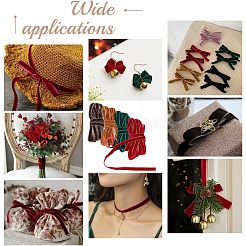 40 ярд двухцветных односторонних бархатных лент&nbsp;OCOR-PH0004-52