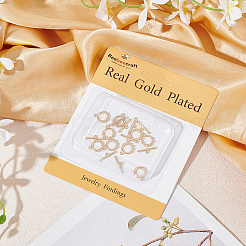 10 шт. экологически чистые латунные застежки-тоглы&nbsp;KK-BBC0009-92G